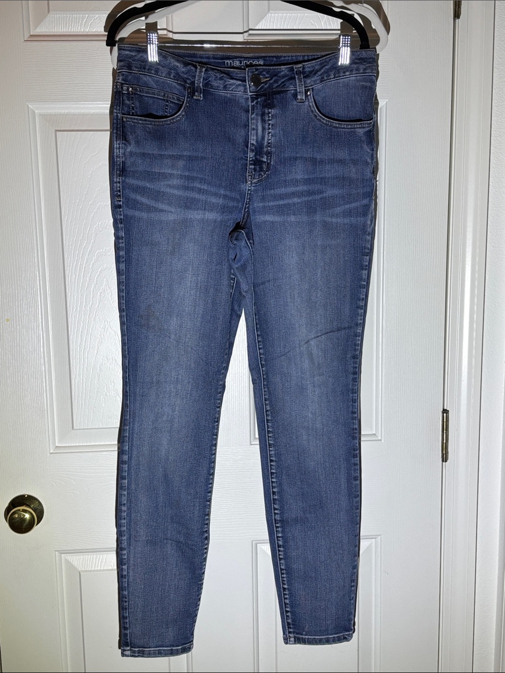 Maurices Skinny Jeans in Medium Blue Denim